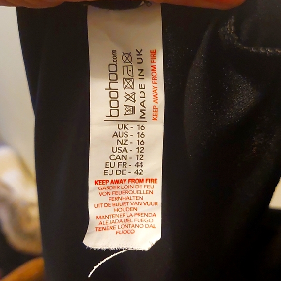 Boohoo long sleeve wrap midi dress - Picture 9 of 10